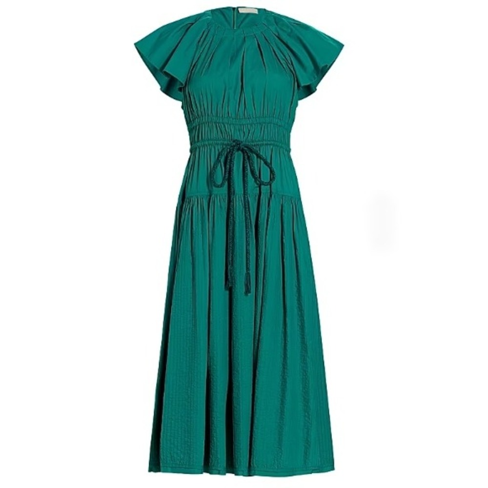 Ulla Johnson Darlene dress in Verdigris Size 4 - Picture 7 of 9
